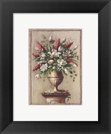 Framed Floral Symphony II Print