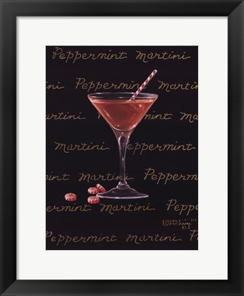 Framed Peppermint Martini Print