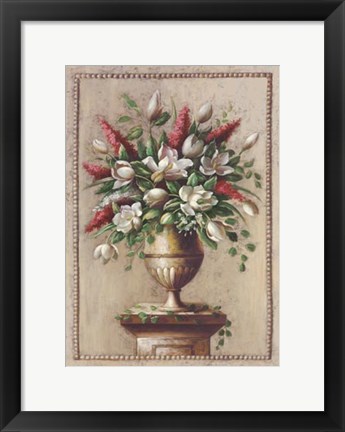 Framed Floral Symphony II Print