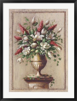 Framed Floral Symphony II Print