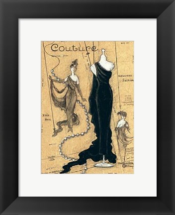 Framed Couture II Print