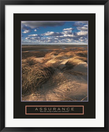 Framed Assurance - Sand Dunes Print