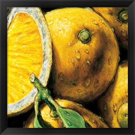 Framed Lemons Print