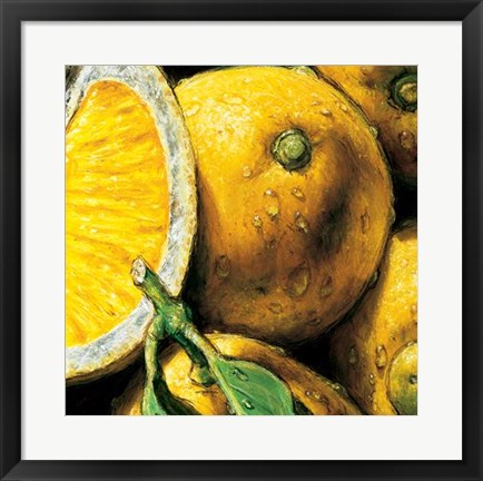 Framed Lemons Print