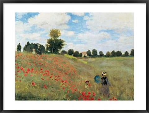 Framed Coquelicots Print