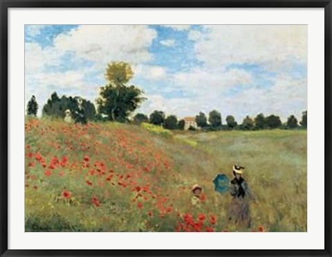 Framed Coquelicots Print