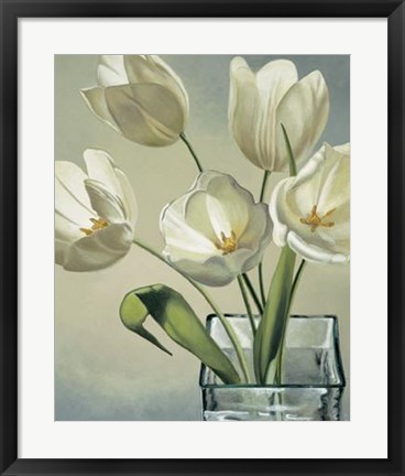 Framed Tulipani In Vaso Print