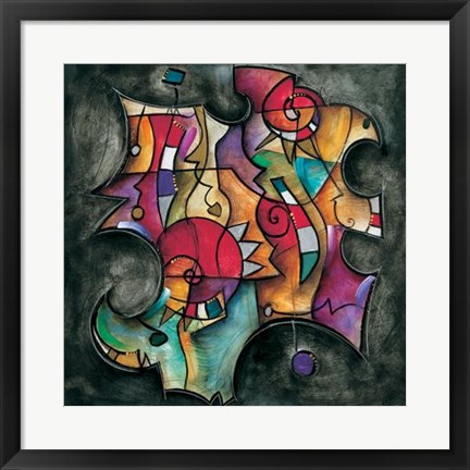 Framed Noir Duet II Print