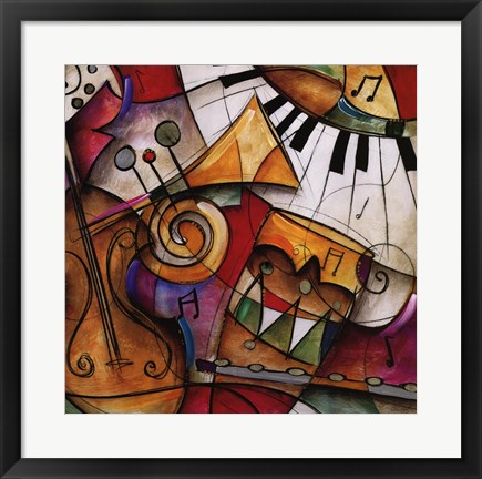 Framed Jazz It Up I Print