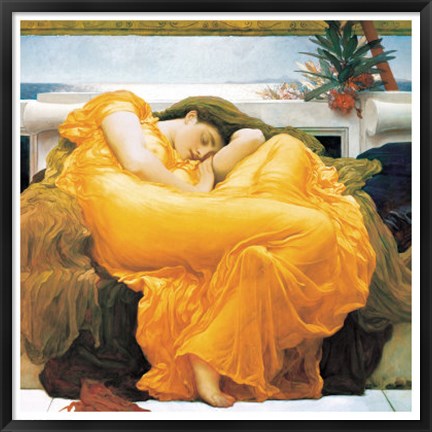 Framed Flaming June, c.1895 Print