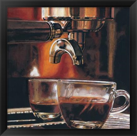 Framed Espresso Italiano Print