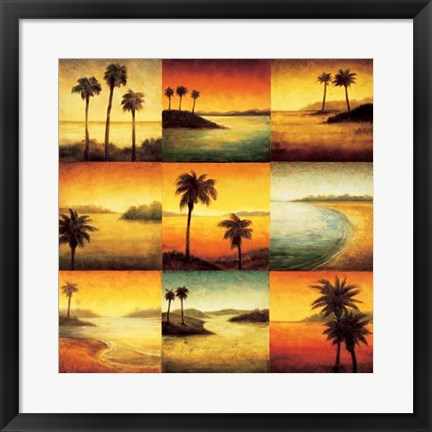 Framed Palm Perspectives Print