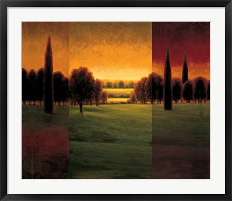 Framed Break Of Dawn I Print