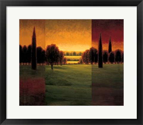 Framed Break Of Dawn I Print