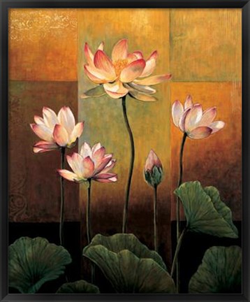 Framed Lotus Print