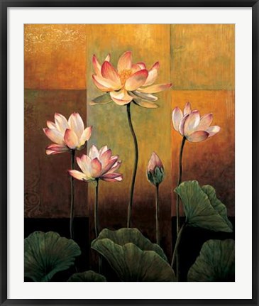 Framed Lotus Print