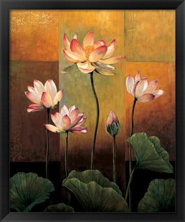 Framed Lotus Print