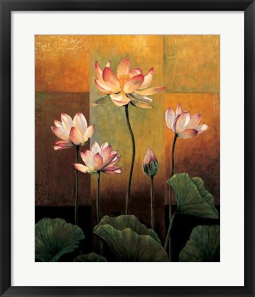 Framed Lotus Print