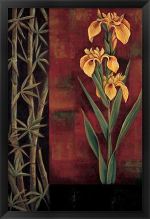 Framed Yellow Iris Print