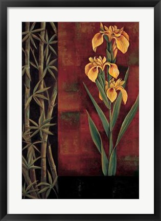 Framed Yellow Iris Print