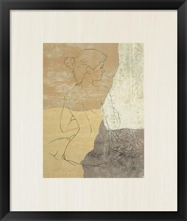 Framed Female Figure I Print