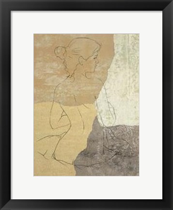 Framed Female Figure I Print