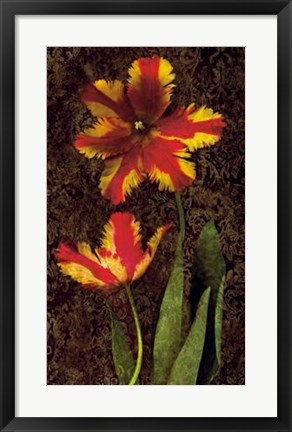 Framed Decorative Tulips II Print