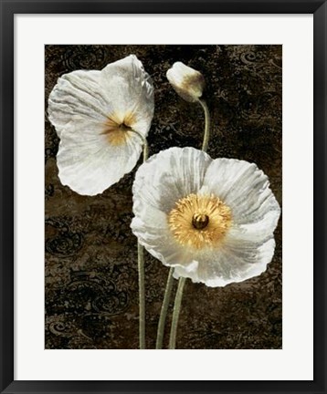 Framed Poppies I Print