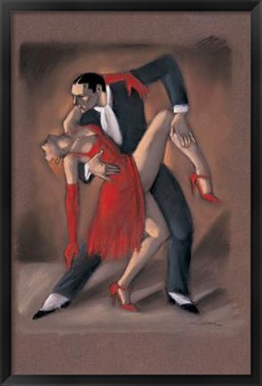 Framed Tango De Passion Print