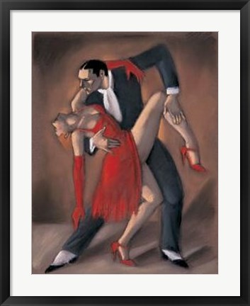 Framed Tango De Passion Print