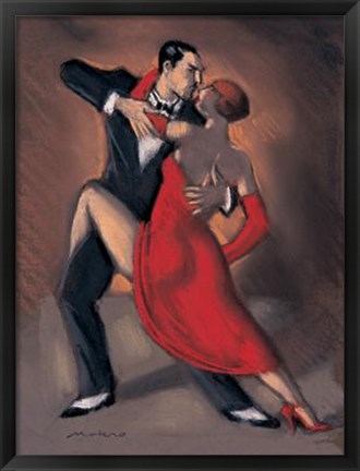 Framed Tango De Minuit Print