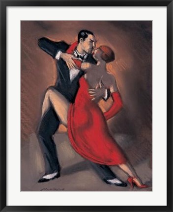 Framed Tango De Minuit Print