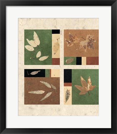 Framed Nature&#39;s Seasons I Print