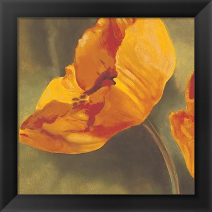 Framed Coquelicots Dans Le Soleil I Print