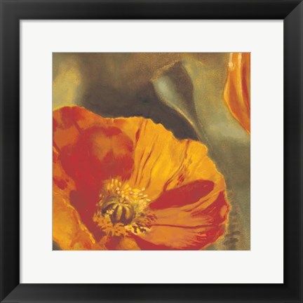 Framed Coquelicots Dans Le Soleil II Print