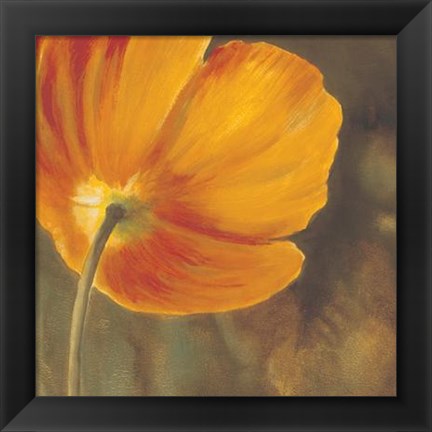 Framed Coquelicots Dans Le Soleil III Print