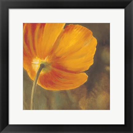 Framed Coquelicots Dans Le Soleil III Print