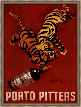 Framed Porto Pitters Print