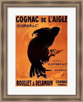 Framed Cognac De L&#39;aigle Print