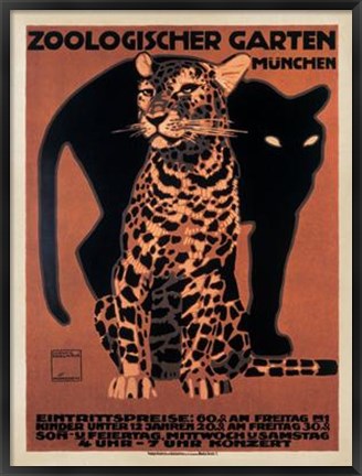 Framed Zoologischer Garten, 1912 Print