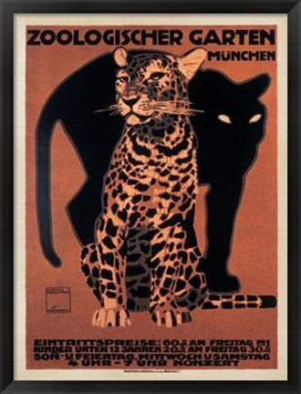 Framed Zoologischer Garten, 1912 Print