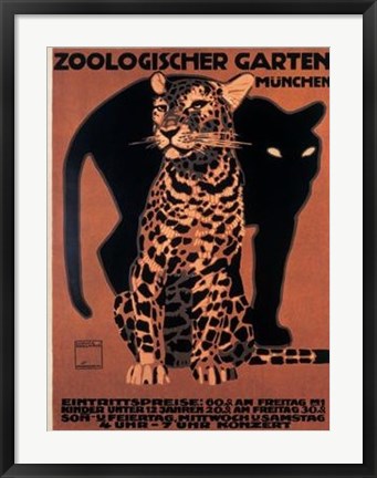 Framed Zoologischer Garten, 1912 Print