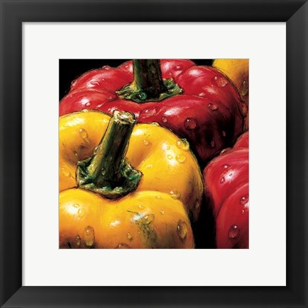 Framed Peppers Print