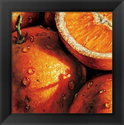 Framed Oranges Print