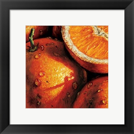 Framed Oranges Print