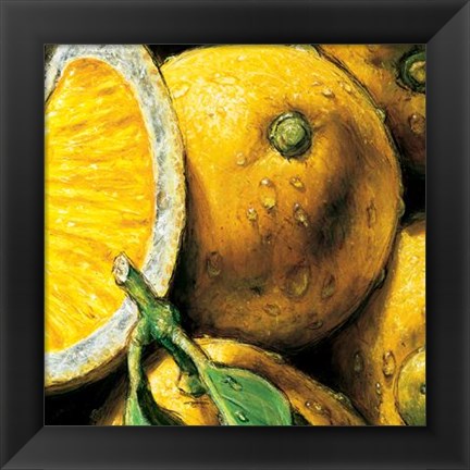 Framed Lemons Print