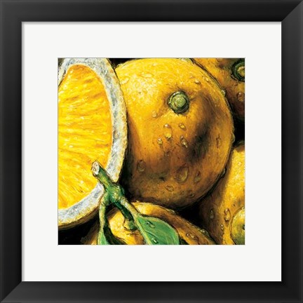 Framed Lemons Print