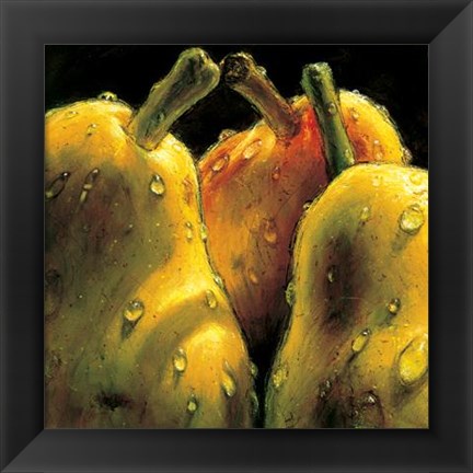 Framed Pears Print