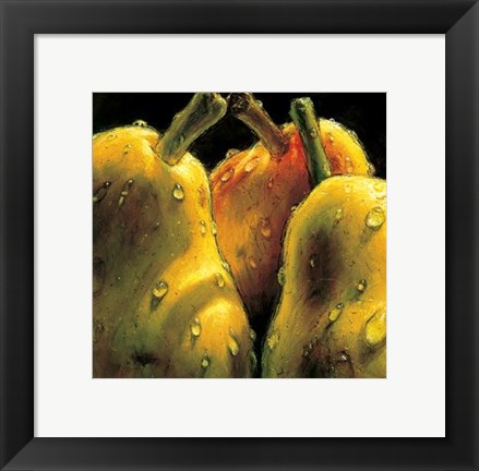 Framed Pears Print