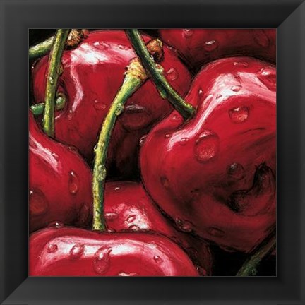 Framed Cherries Print